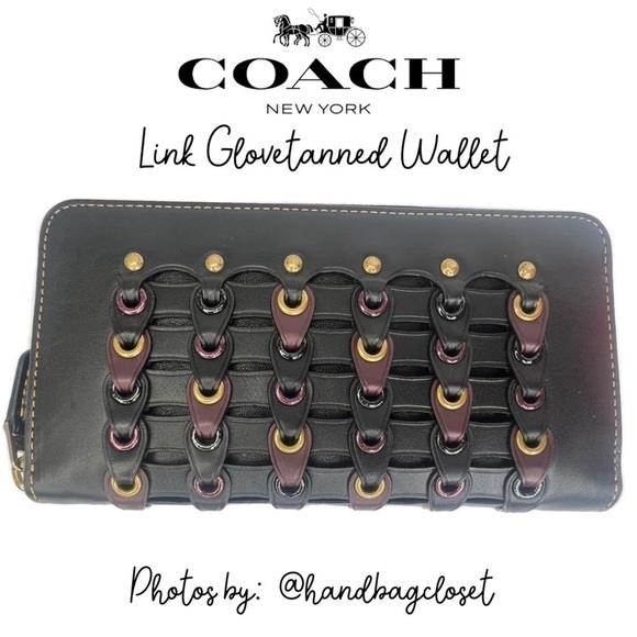 Coach Glovetanned Link 1941 Leather Wallet Rare - Picture 2 of 12